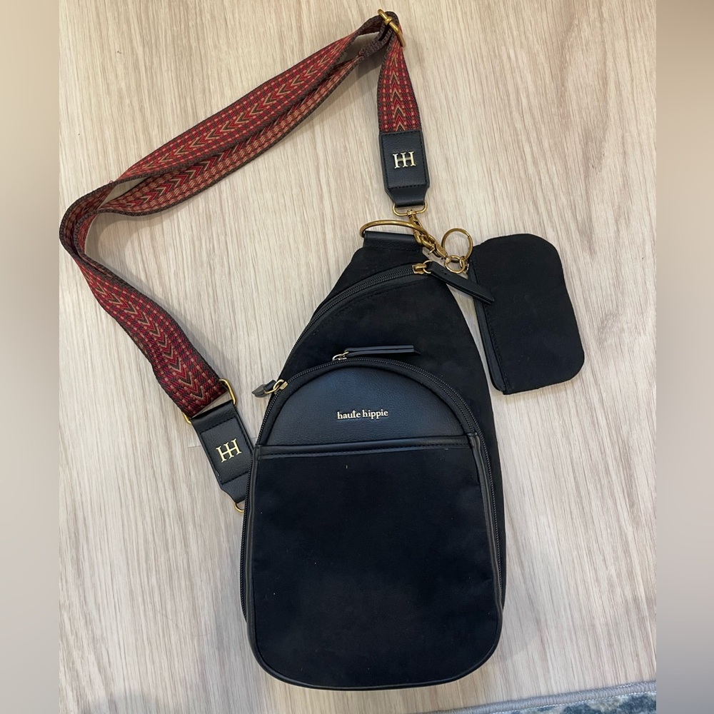 Haute Hippie Black Crossbody Bag